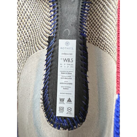 Women's Rothy's The Flat Leopoard Print Flats Beige/Brown Sz 8.5 EUC! - Picture 9 of 9